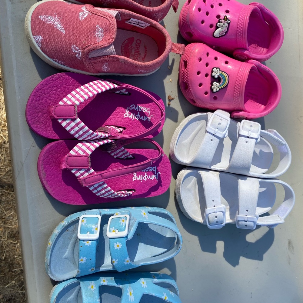 Jumping Beans Pink and other Kids Sandals Set